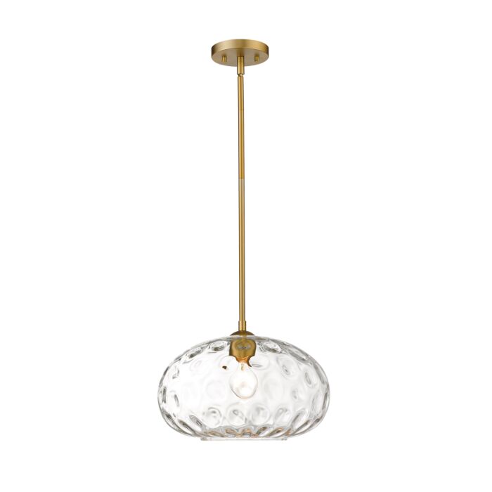 Z Lite Chloe 1 Light Pendant Light In Olde Brass
