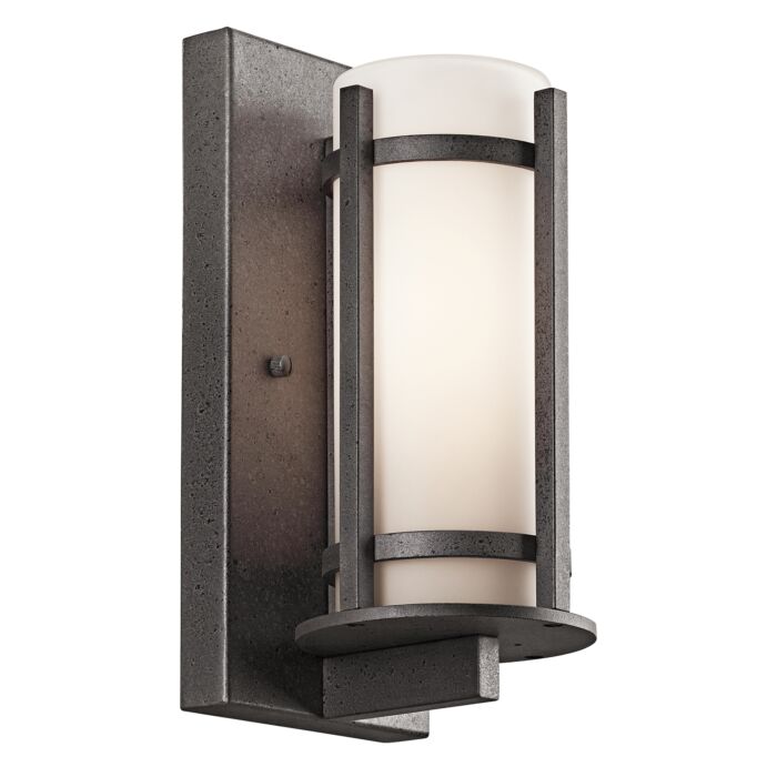 Kichler Camden Outdoor Wall Lantern in Anvil Iron