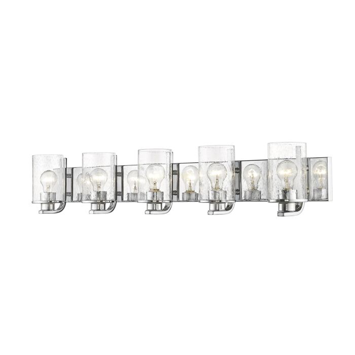 Z Lite Beckett 5 Light Bathroom Vanity Light In Chrome