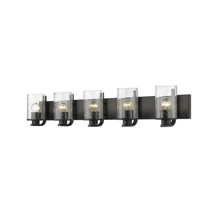 Z Lite Beckett 5 Light Bathroom Vanity Light In Matte Black