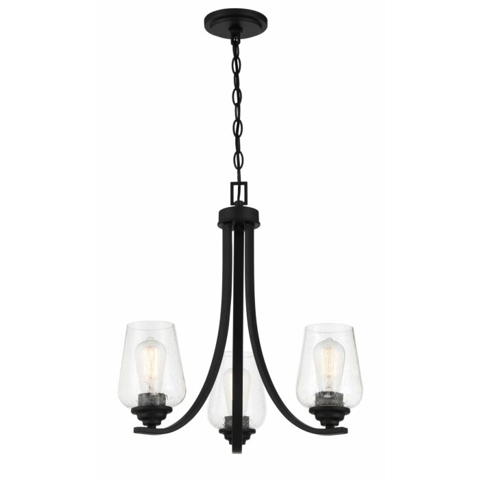 Minka Lavery Shyloh 3 Light Chandelier in Coal