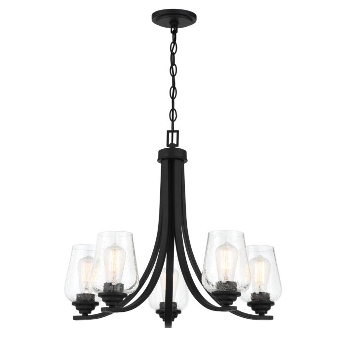 Minka Lavery Shyloh 5 Light Chandelier in Coal