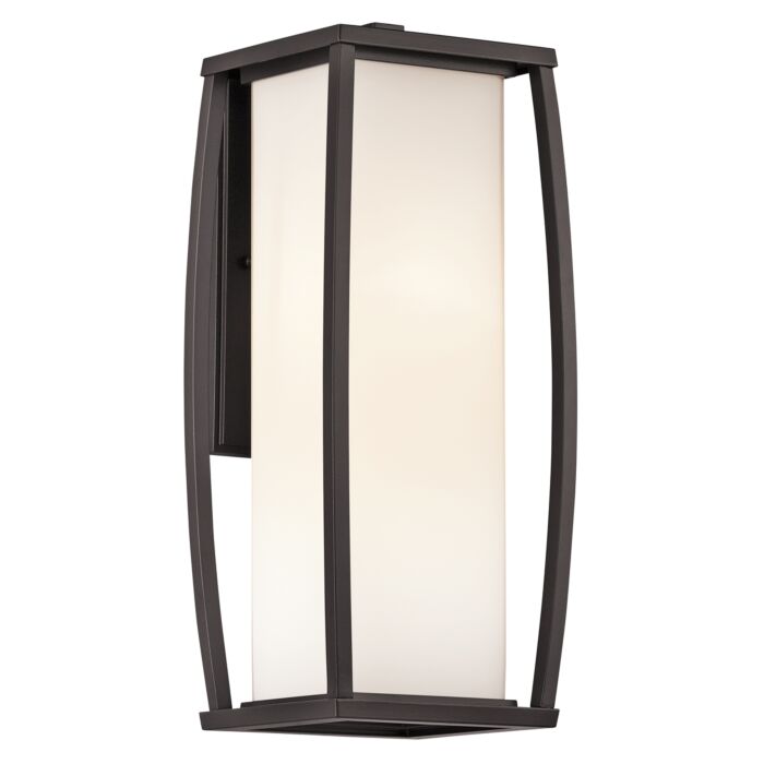 Kichler Bowen 2 Light 18 Inch Outdoor Medium Wall in Bronze