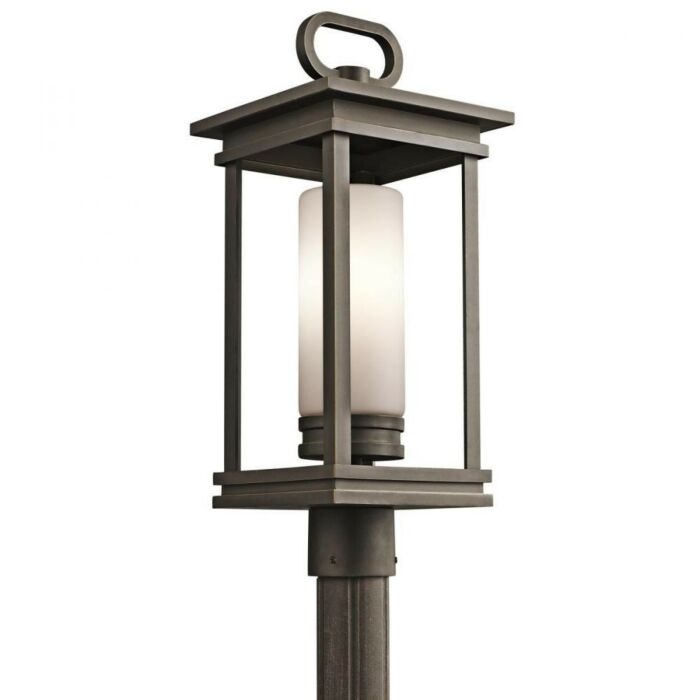 Kichler South Hope 1 Light 21.5 Inch Outdoor Post Lantern in Rubbed Bronze