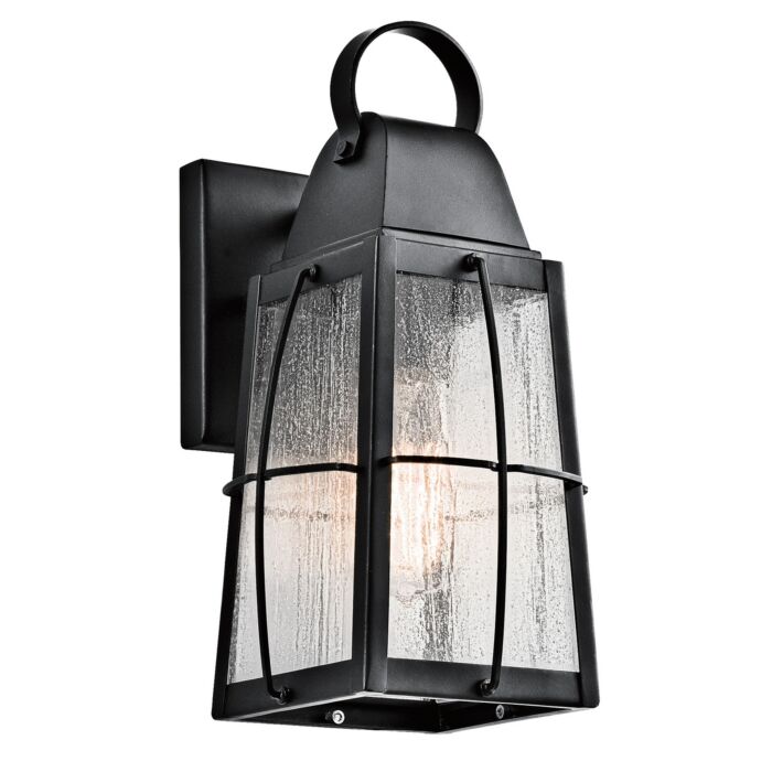 Kichler Tolerand 1 Light 12 Inch Outdoor Medium Wall in Textured Black