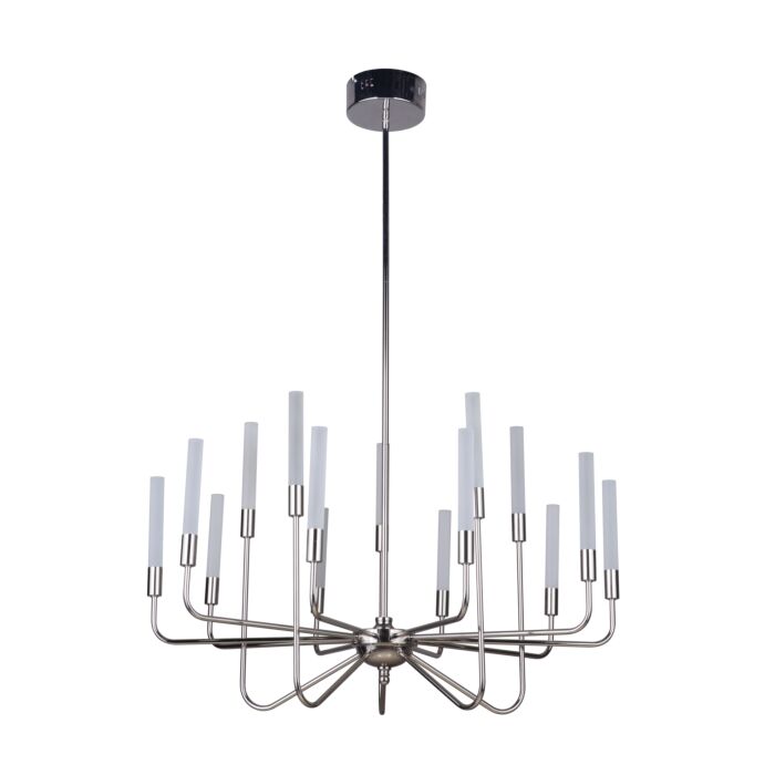 Craftmade Valdi 15 Light Traditional Chandelier in Polished Nickel
