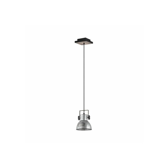 Barnstaple 1 Light 6.89 inch Distressed Zinc and Black Mini Pendant Ceiling Light