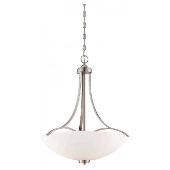 Minka Lavery Overland Park Pendant Light in Brushed Nickel