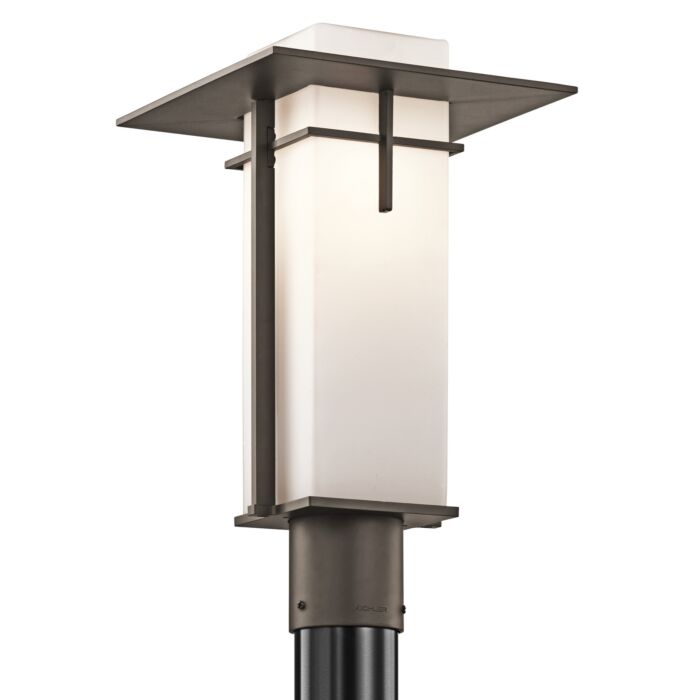 Kichler Caterham 1 Light 16.75 Inch Outdoor Post Lantern in Olde Bronze