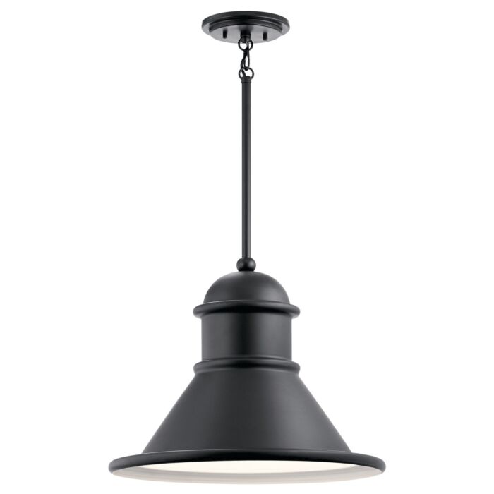 Kichler Northland 18 Inch Outdoor Hanging Pendant in Black