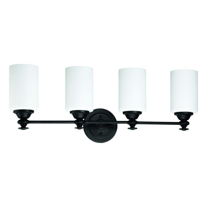 Craftmade Dardyn 4 Light 30 Inch Bathroom Vanity Light in Espresso