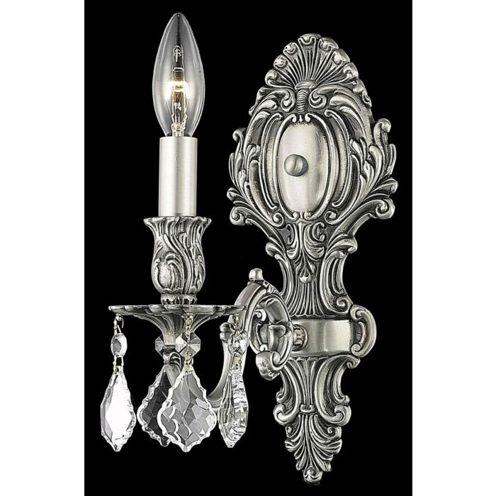 Monarch 1-Light Wall Sconce in Pewter