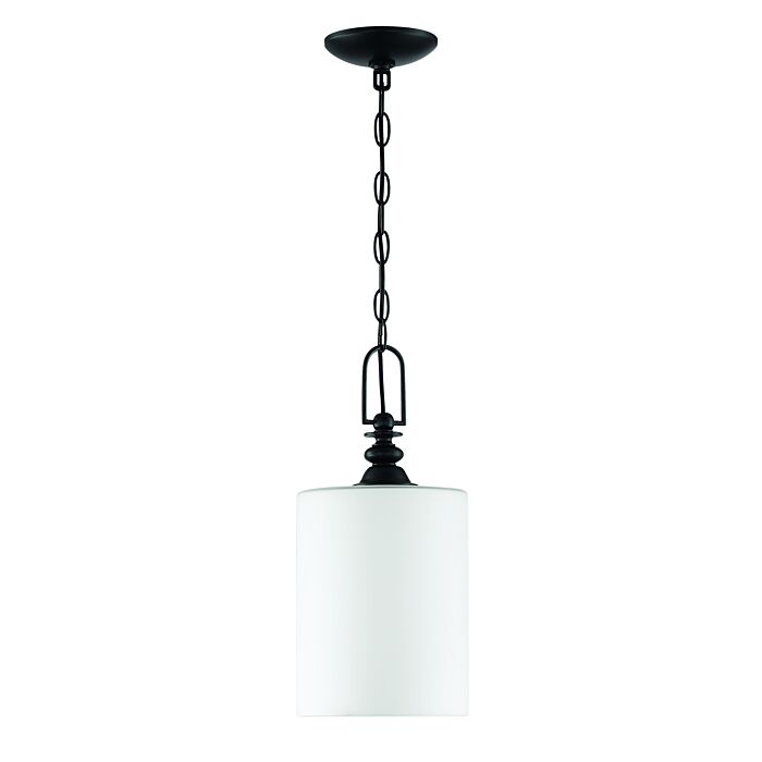 Craftmade Dardyn 8 Inch Mini Pendant in Espresso