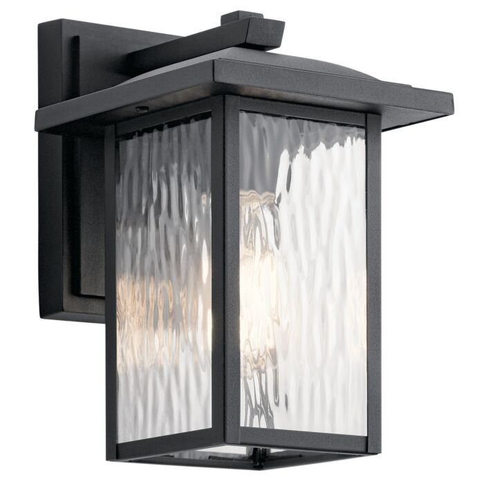 Kichler Capanna Outdoor Wall 1 Light in Textured Black