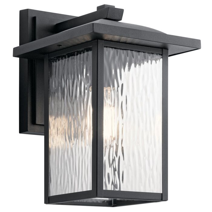 Kichler Capanna Outdoor Wall 1 Light in Textured Black