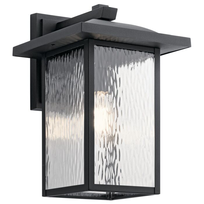 Kichler Capanna Outdoor Wall 1 Light in Textured Black