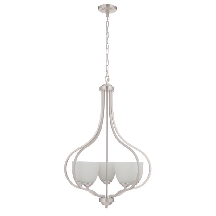 Craftmade Serene 5 Light 25 Inch Foyer Light in Brushed Polished Nickel