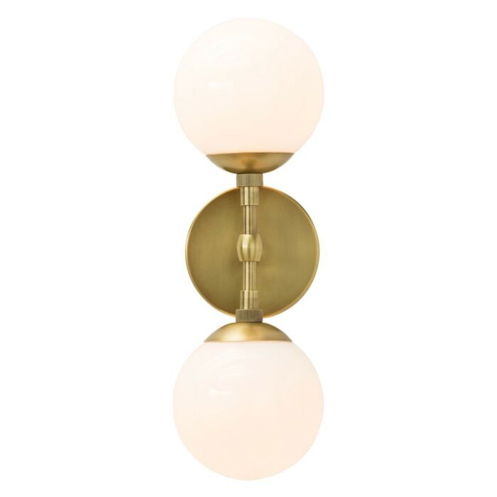 Arteriors Polaris 17 Inch 2 Light Sconce in Antique Brass
