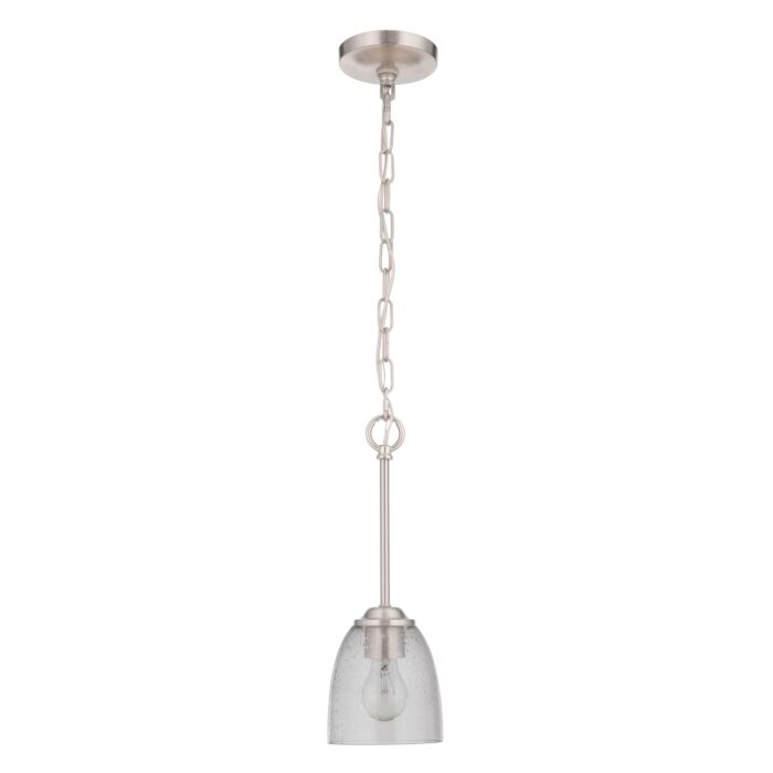 Craftmade Serene 16 Inch Mini Pendant in Brushed Polished Nickel