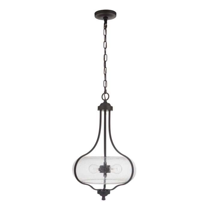 Craftmade Serene 2 Light 24 Inch Pendant Light in Espresso
