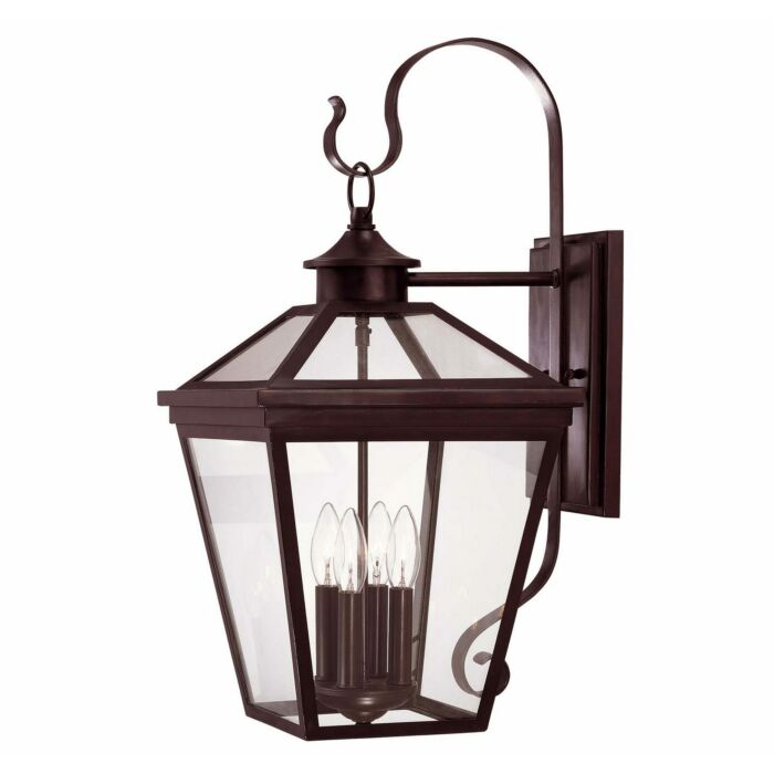 Savoy House Ellijay 4 Light Outdoor Wall Lantern in English Bronze
