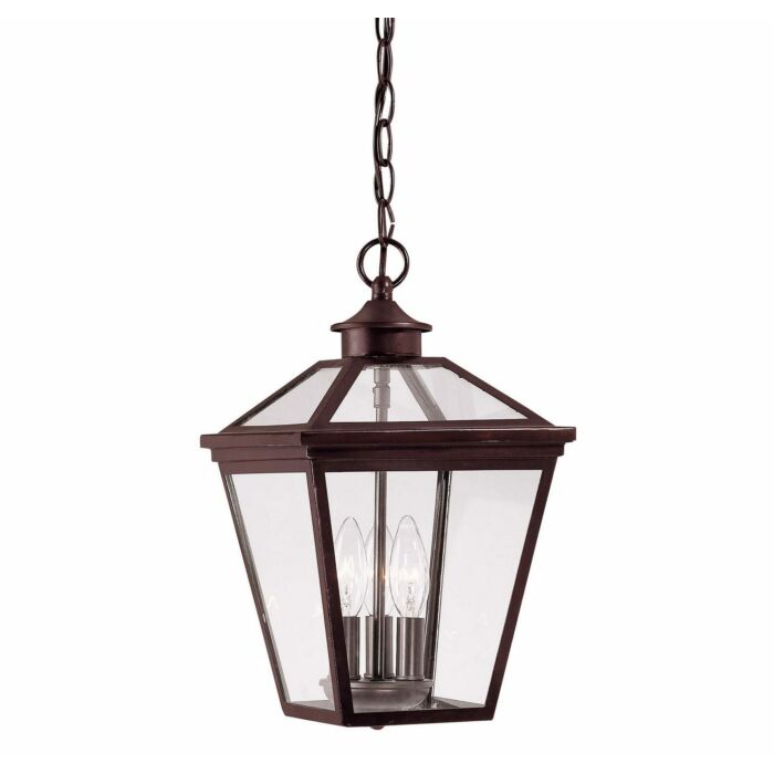 Savoy House Ellijay 3 Light Outdoor Hanging Lantern in English Bronze