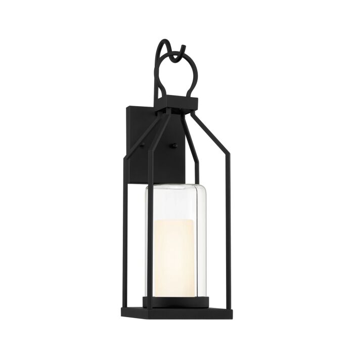 Savoy House Hamilton 1 Light Outdoor Wall Lantern in Matte Black