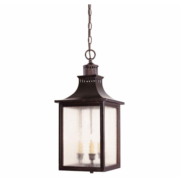 Savoy House Monte Grande 3 Light Outdoor Hanging Lantern in English Bronze