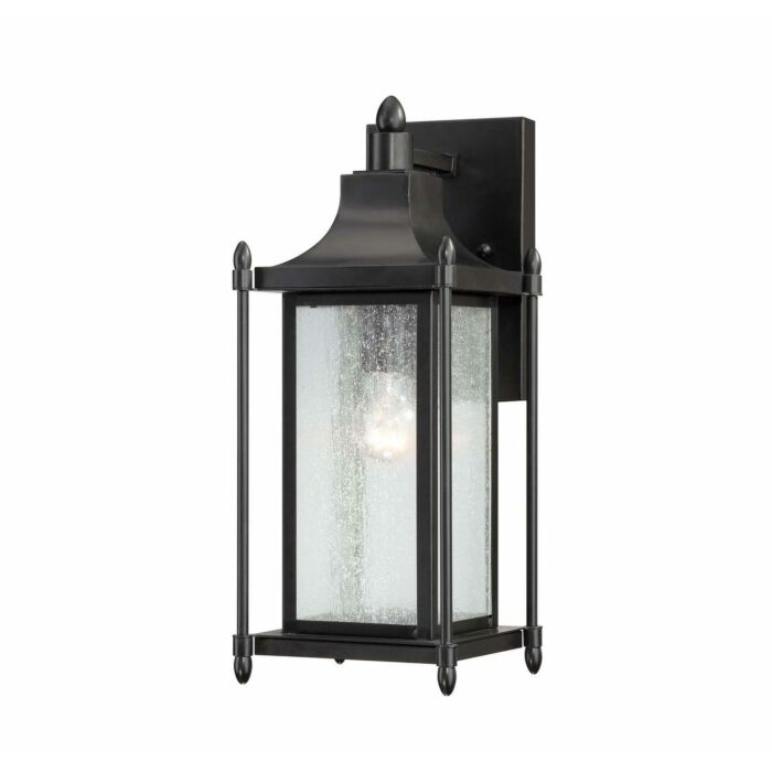 Savoy House Dunnmore 1 Light Outdoor Wall Lantern in Black