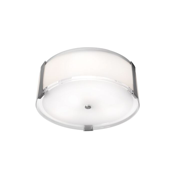 Access Tara 3 Light Ceiling Light in Brushed Steel
