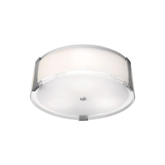 Access Tara 3 Light Ceiling Light in Brushed Steel