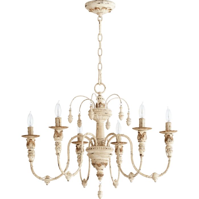 Six Light Chandelier by Quorum