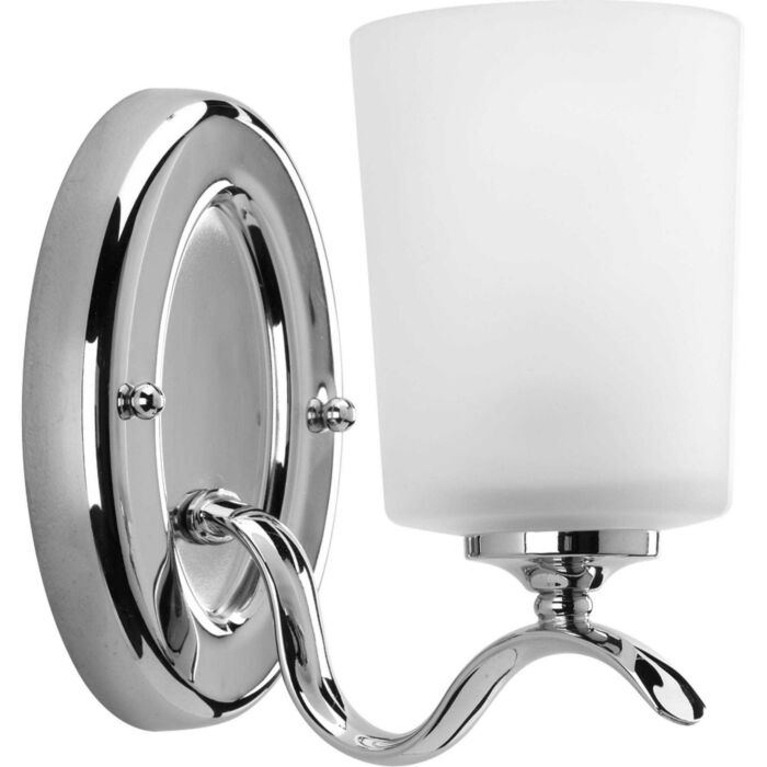 Inspire 1-Light Bathroom Vanity Light in Polished Chrome