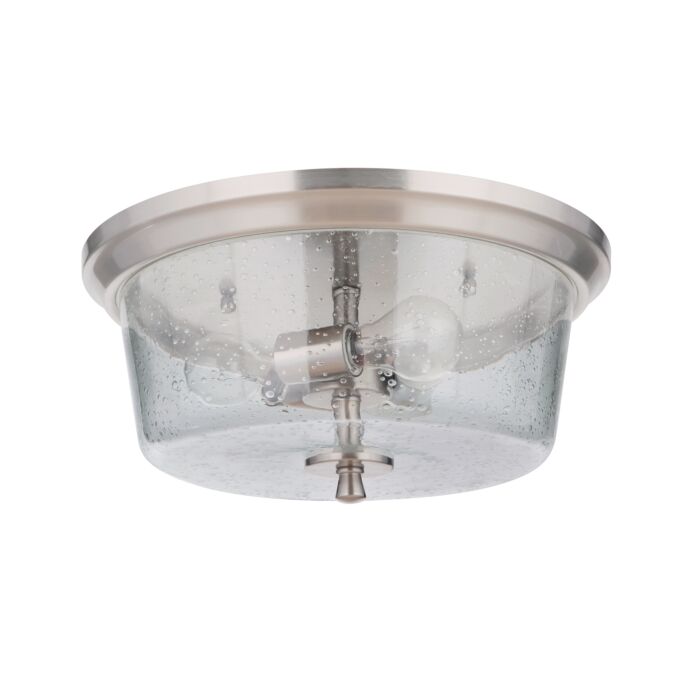 Craftmade Tyler 3 Light 15 Inch Ceiling Light in Brushed Polished Nickel