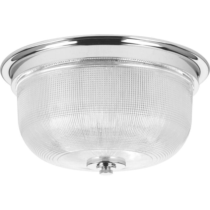 Archie 2-Light Flush Mount in Polished Chrome