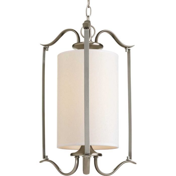 Inspire 1-Light Foyer Pendant in Brushed Nickel
