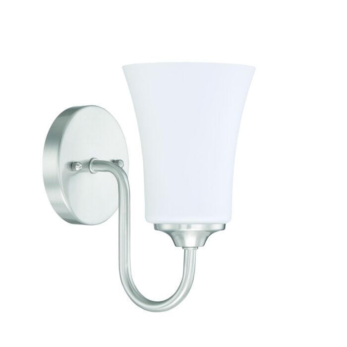 Craftmade Gwyneth Wall Sconce in Brushed Polished Nickel