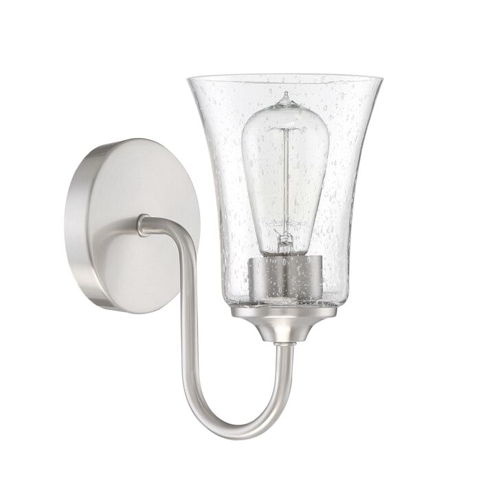 Craftmade Gwyneth Wall Sconce in Brushed Polished Nickel