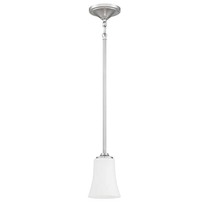 Craftmade Gwyneth Mini Pendant in Brushed Polished Nickel