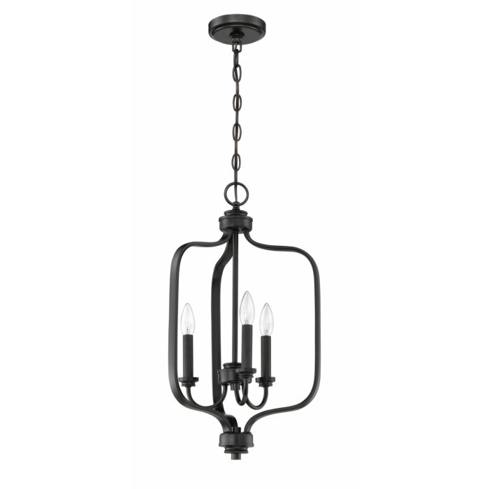 Craftmade Bolden 3 Light Foyer Light in Flat Black
