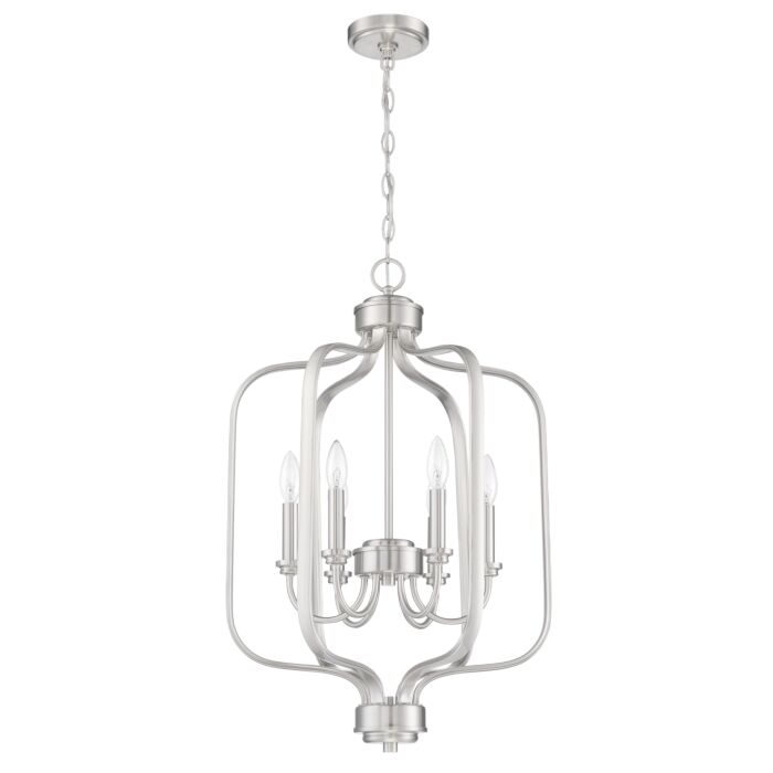 Craftmade Bolden 6 Light Foyer Light in Brushed Polished Nickel