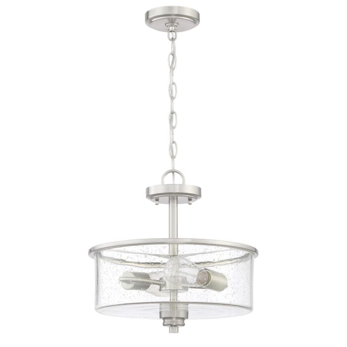 Craftmade Bolden 2 Light Ceiling Light in Brushed Polished Nickel