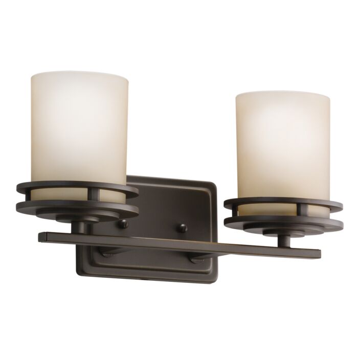 Kichler Hendrik 2 Light Bathroom Vanity Light in Olde Bronze