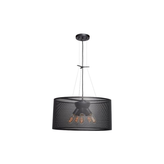 Access Epic 5 Light Pendant Light in Black