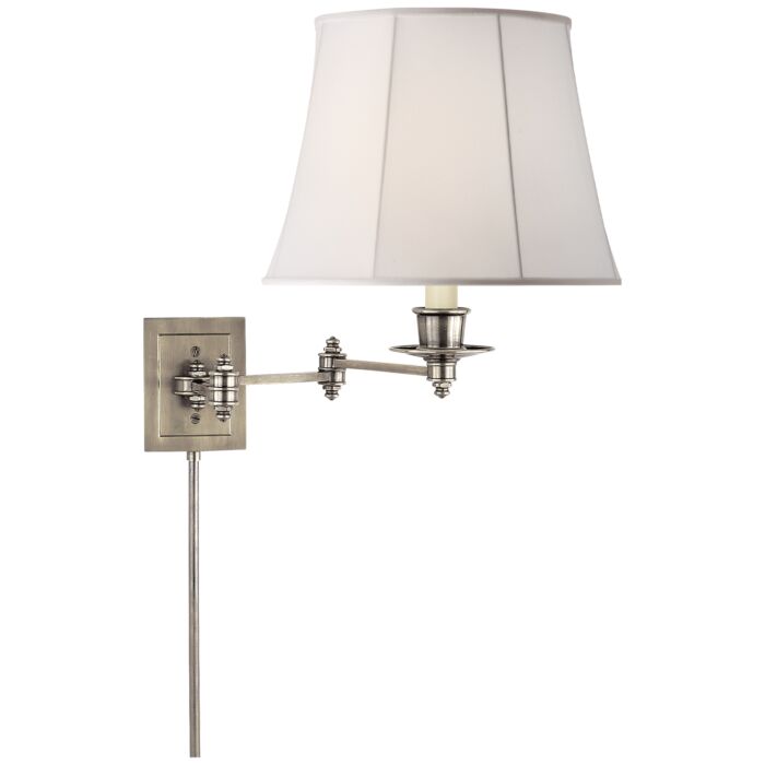 One Light Swing Arm Wall Lamp