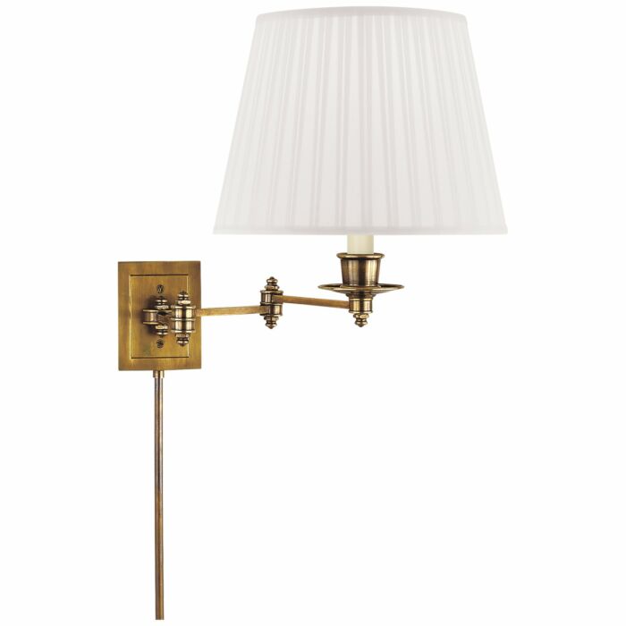 One Light Swing Arm Wall Lamp