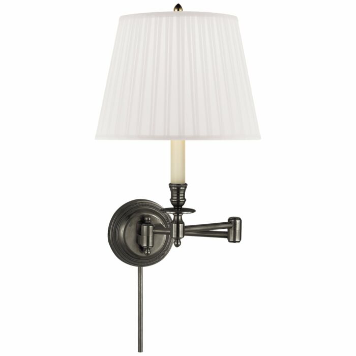 One Light Swing Arm Wall Lamp