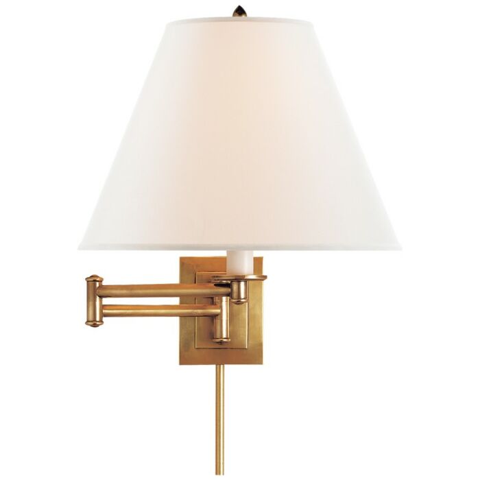 One Light Swing Arm Wall Lamp