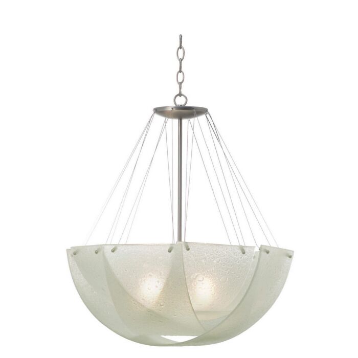 Kalco Cirrus 3 Light 24 Inch Pendant in Satin Nickel