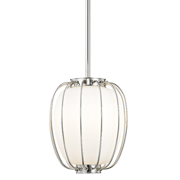 Hudson Valley Ephron 15 Inch Mini Pendant in Polished Nickel